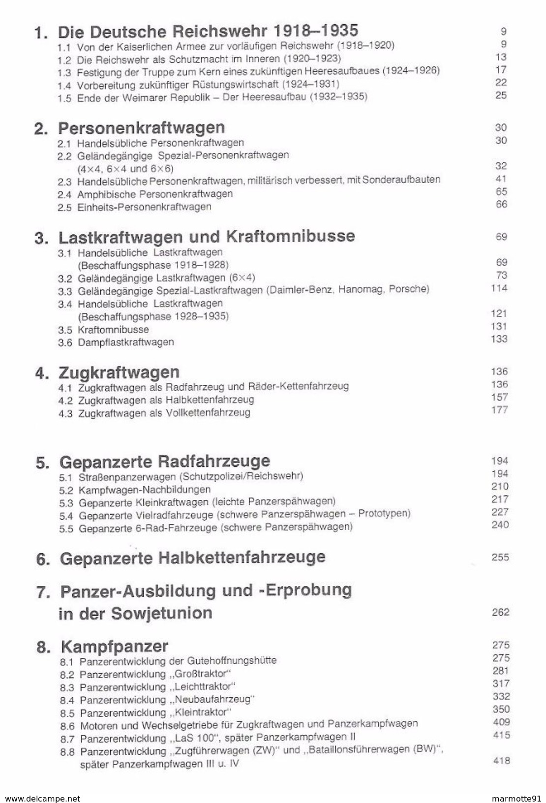 MOTORISIERUNG DEUTSCHEN REICHSWEHR 1920 1935 VEHICULE MOTORISE ARMEE ALLEMANDE VOITURE CAMION CHENILLETTE CHAR PANZER - Véhicules