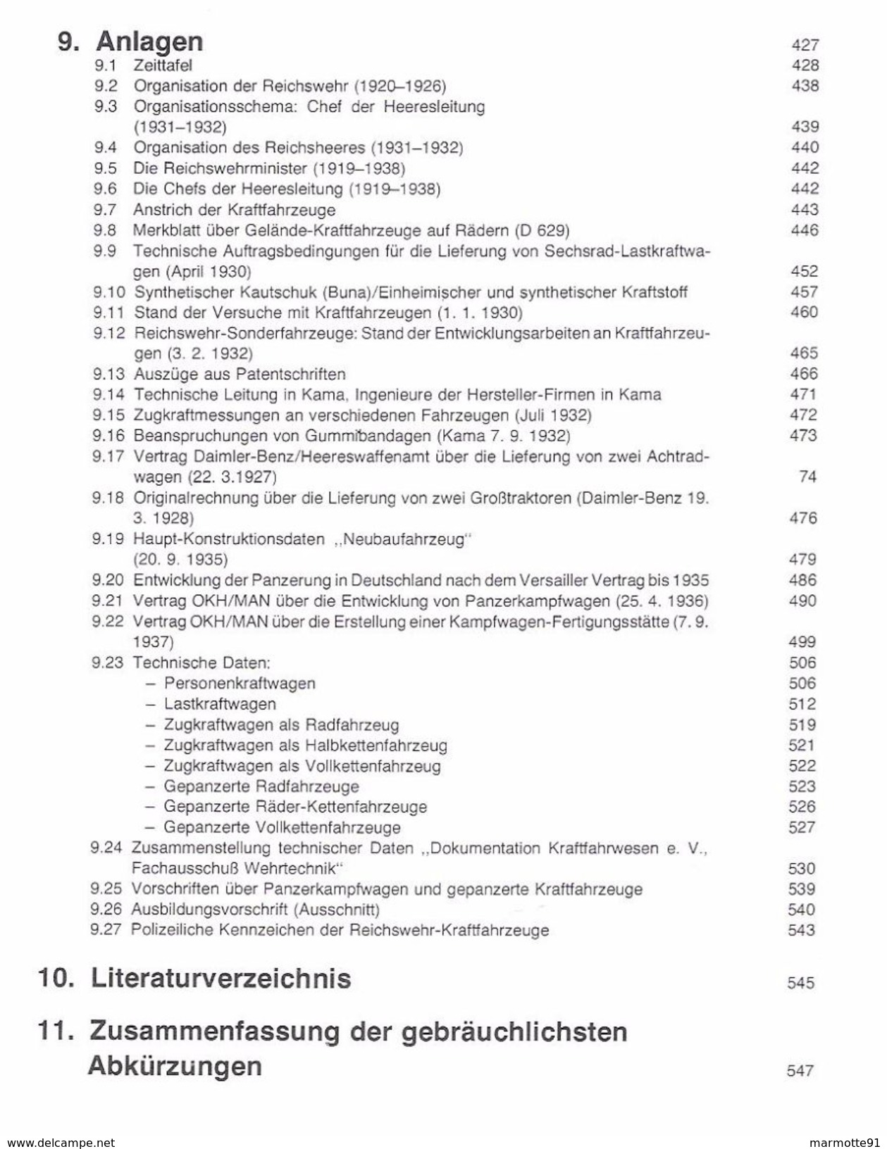 MOTORISIERUNG DEUTSCHEN REICHSWEHR 1920 1935 VEHICULE MOTORISE ARMEE ALLEMANDE VOITURE CAMION CHENILLETTE CHAR PANZER - Véhicules