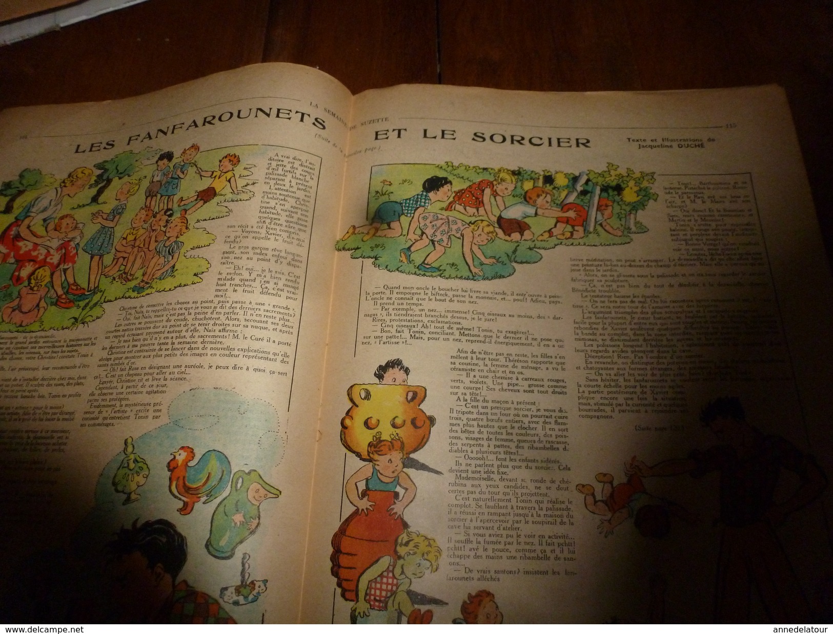 1950 LSDS (La Semaine De Suzette): Le Mystère Du CHAT SIAMOIS ; Les FANFAROUNNETS Et Le SORCIER ; Etc - La Semaine De Suzette