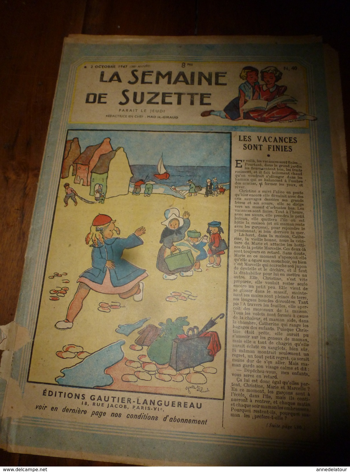 1950 LSDS (La Semaine De Suzette): Les CHANG Formaient La GESTAPO En Allemagne; Rudyard Kipling Et Le SCOUTISME;etc - La Semaine De Suzette