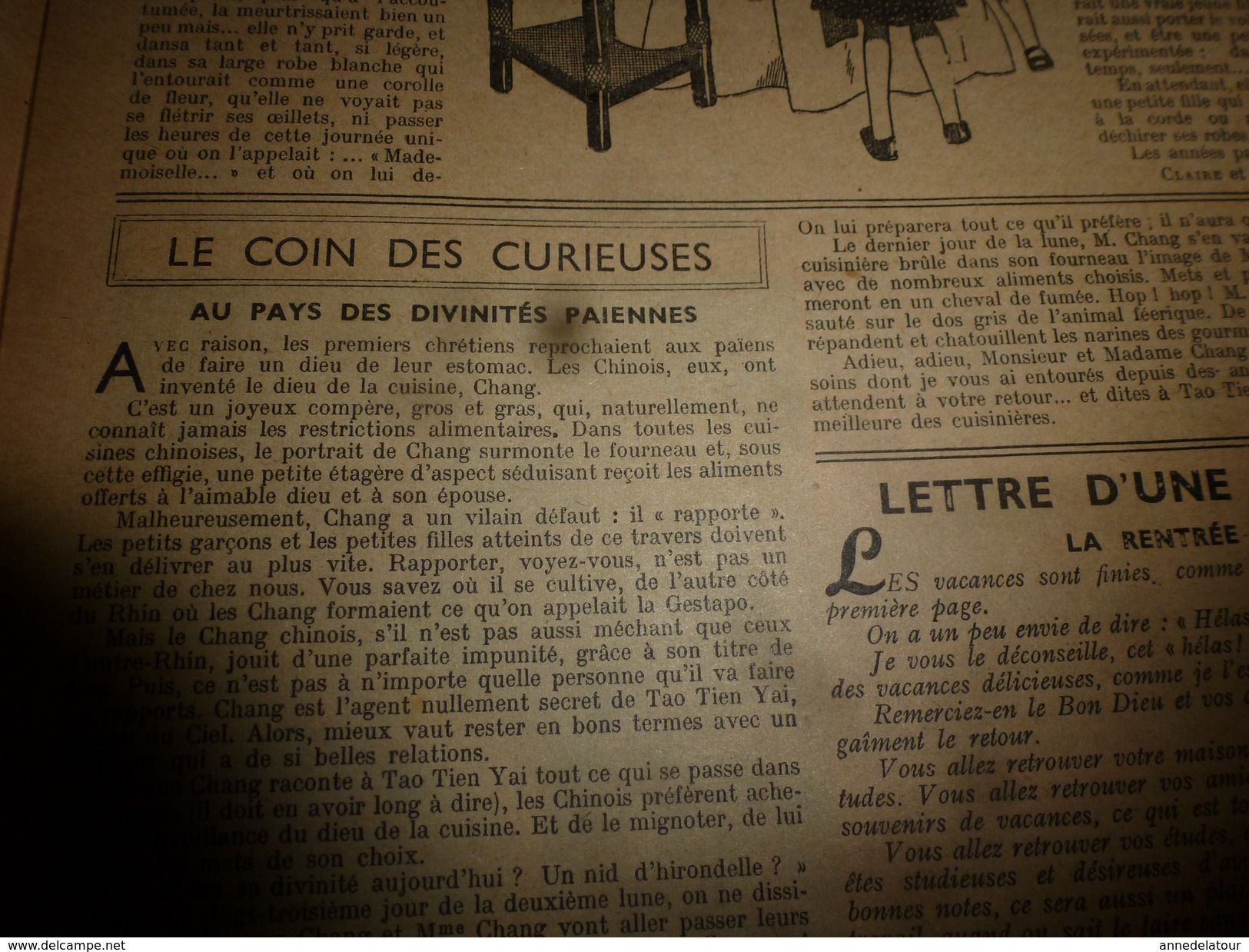 1950 LSDS (La Semaine De Suzette): Les CHANG Formaient La GESTAPO En Allemagne; Rudyard Kipling Et Le SCOUTISME;etc - La Semaine De Suzette