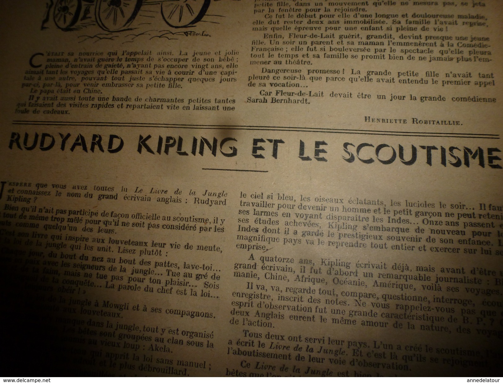 1950 LSDS (La Semaine de Suzette): Les CHANG formaient la GESTAPO en Allemagne; Rudyard Kipling et le SCOUTISME;etc