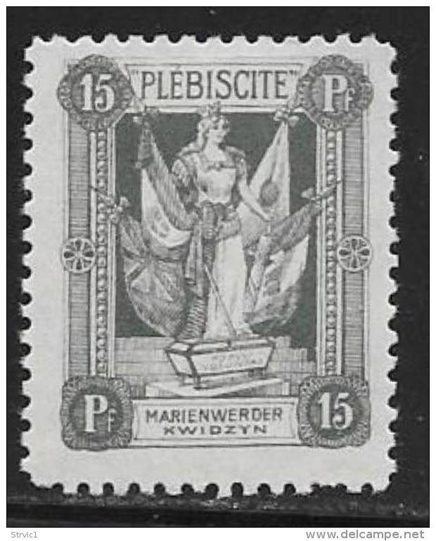 Marienwerder, Scott #42 Mint Hinged Plebiscite, 1920 - Other & Unclassified
