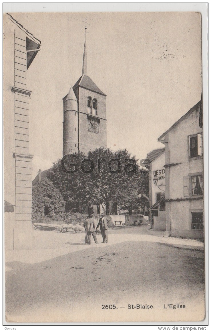 Switzerland - Saint Blaise - L'Eglise - Saint-Blaise