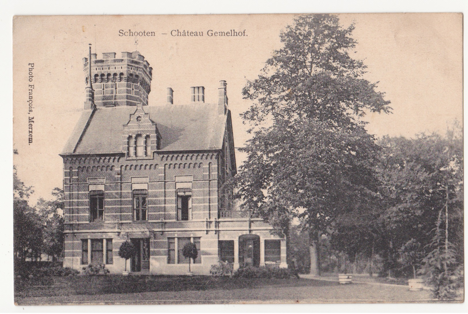 Schoten:Château Gemelhof. - Schoten