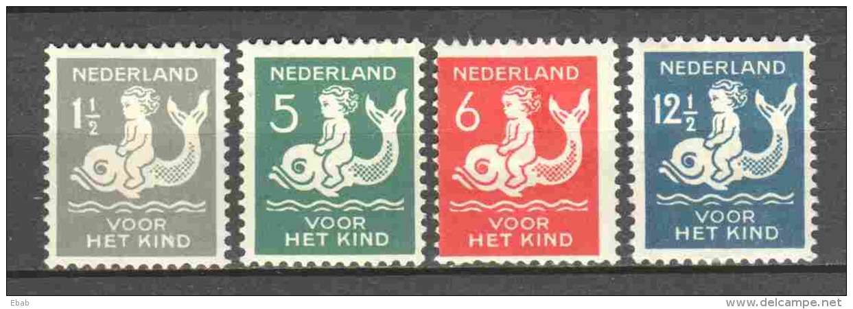 Netherlands 1929 NVPH 225-228 MH - Neufs