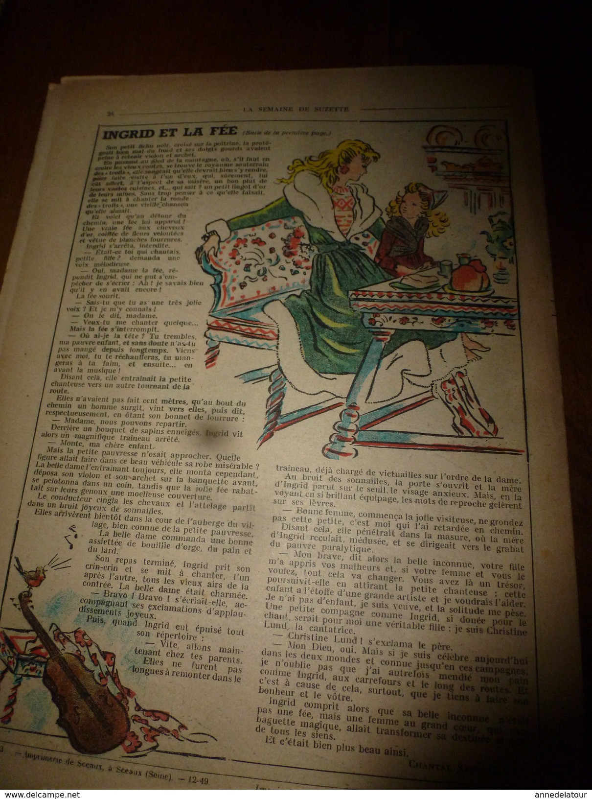 1950 LSDS (La Semaine De Suzette): Le Mystère Du CHAT SIAMOIS ;Au MAROC; Mogador; Capitaine CARO;etc - La Semaine De Suzette