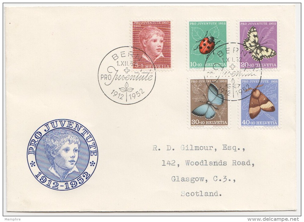 1952  FDC Pour L'Ecosse - Brieven En Documenten