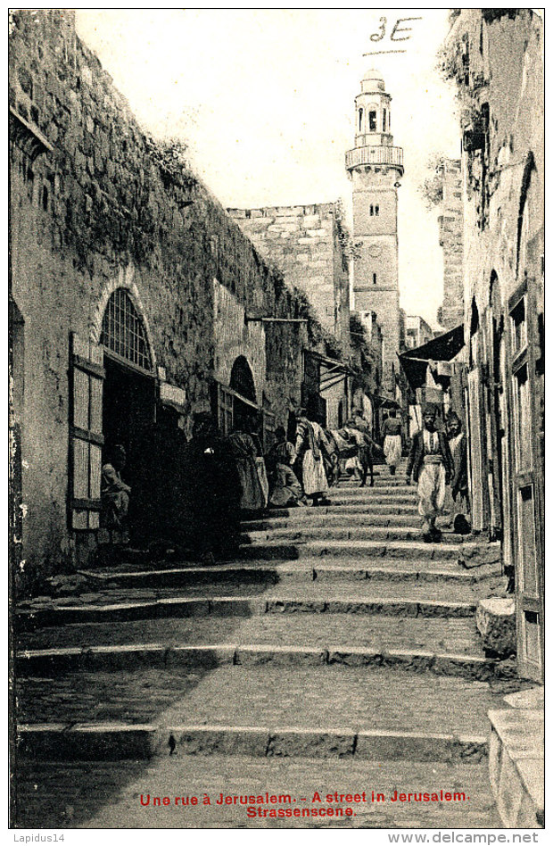 AH 752/ C P A -  ASIE PALESTINE -UNE RUE A JERUSALEM - Palestine