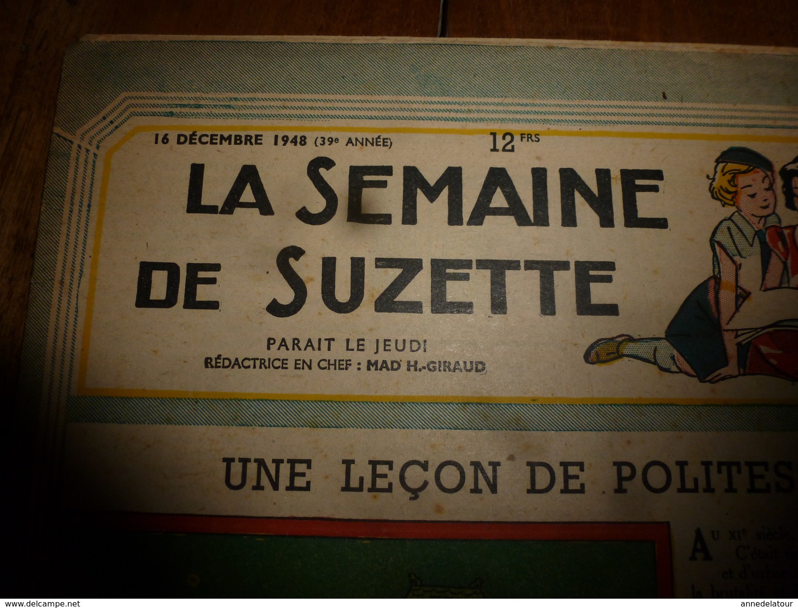 1948 LSDS (La Semaine De Suzette): Leçon De Politesse ; Dame TARTINE Marie Sa Fille ; Drôles D'oiseaux ; Etc - La Semaine De Suzette