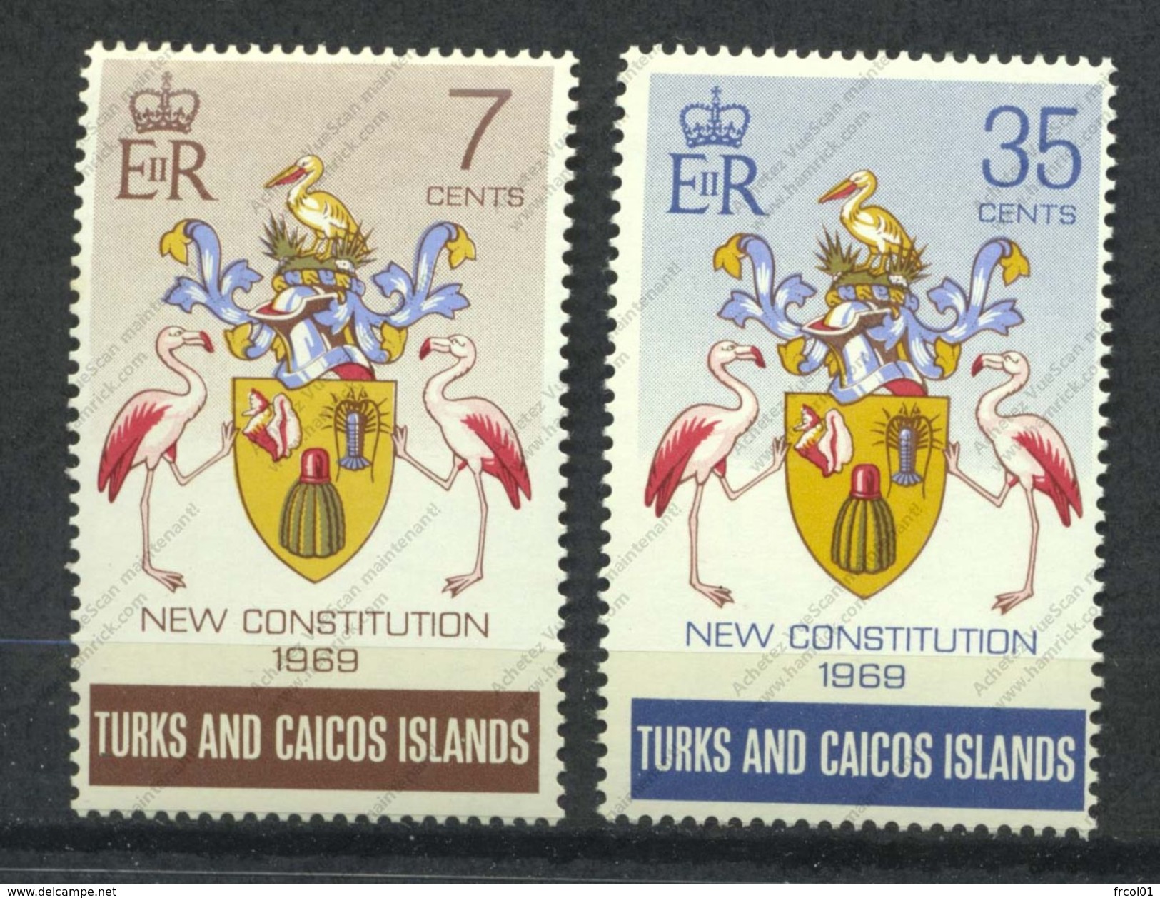 Turks & Caïcos, Yvert 241&242, Scott 200&201, SG 316&317, MNH - Turks- En Caicoseilanden