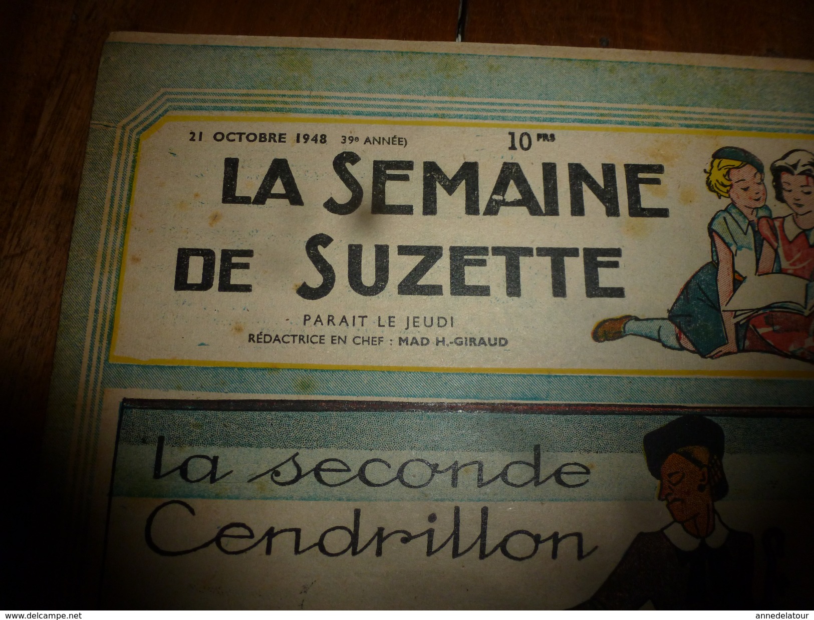 1948 LSDS (La Semaine De Suzette): LA SECONDE CENDRILLON ; Etc - La Semaine De Suzette