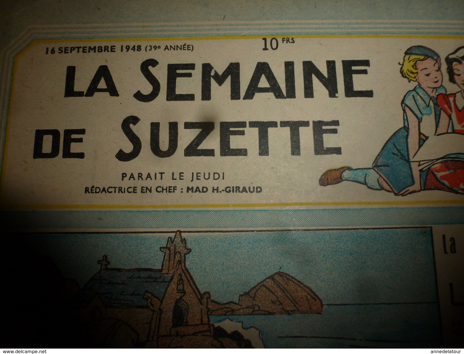 1948 LSDS: La Chapelle Marine De Notre-Dame Des Flots ;Plougarla'ch;La "Marie-Corentine" Barque Des Kervallac'h; Etc - La Semaine De Suzette