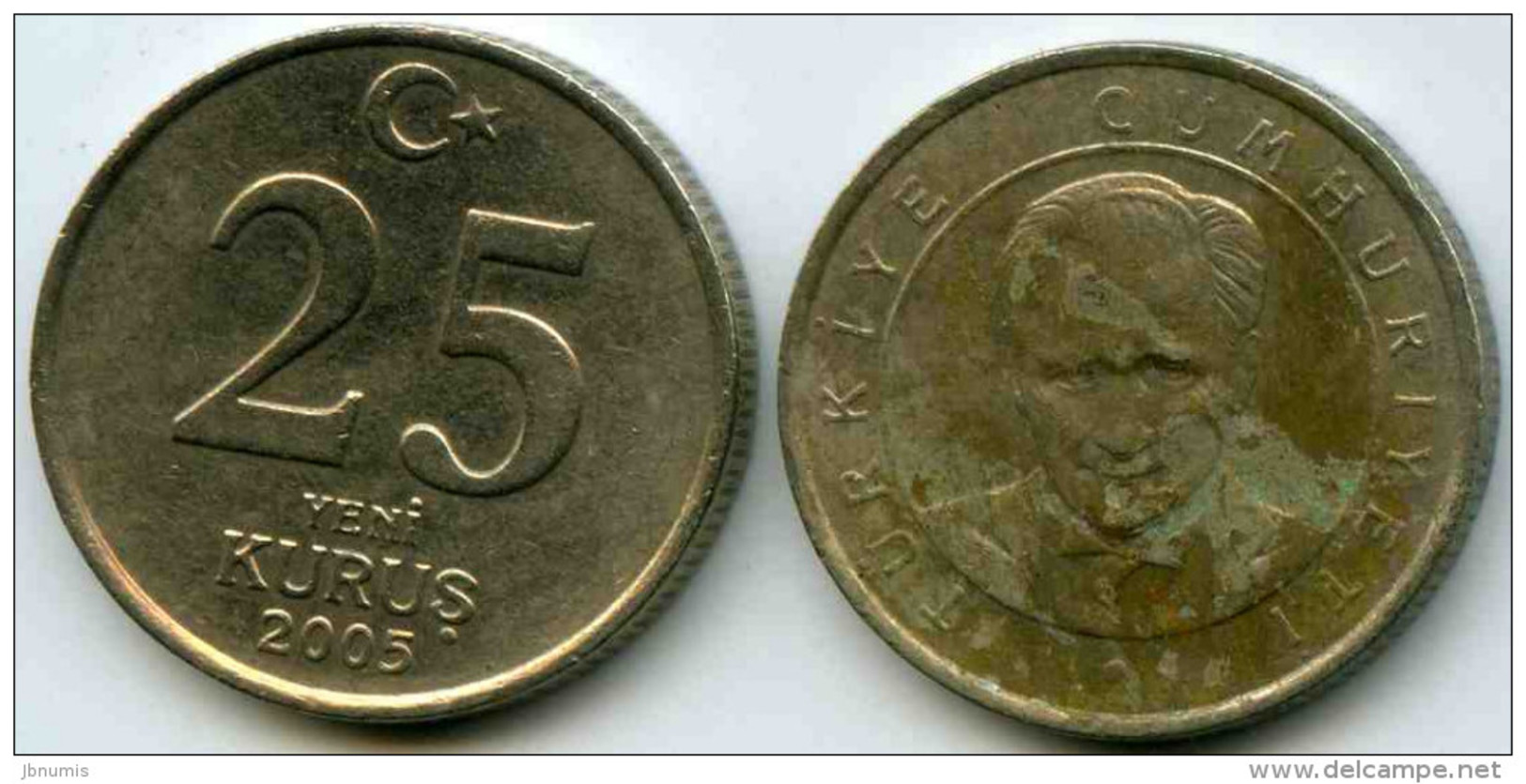 Turquie Turkey 25 Yeni Kurus 2005 KM 1167 - Turquie