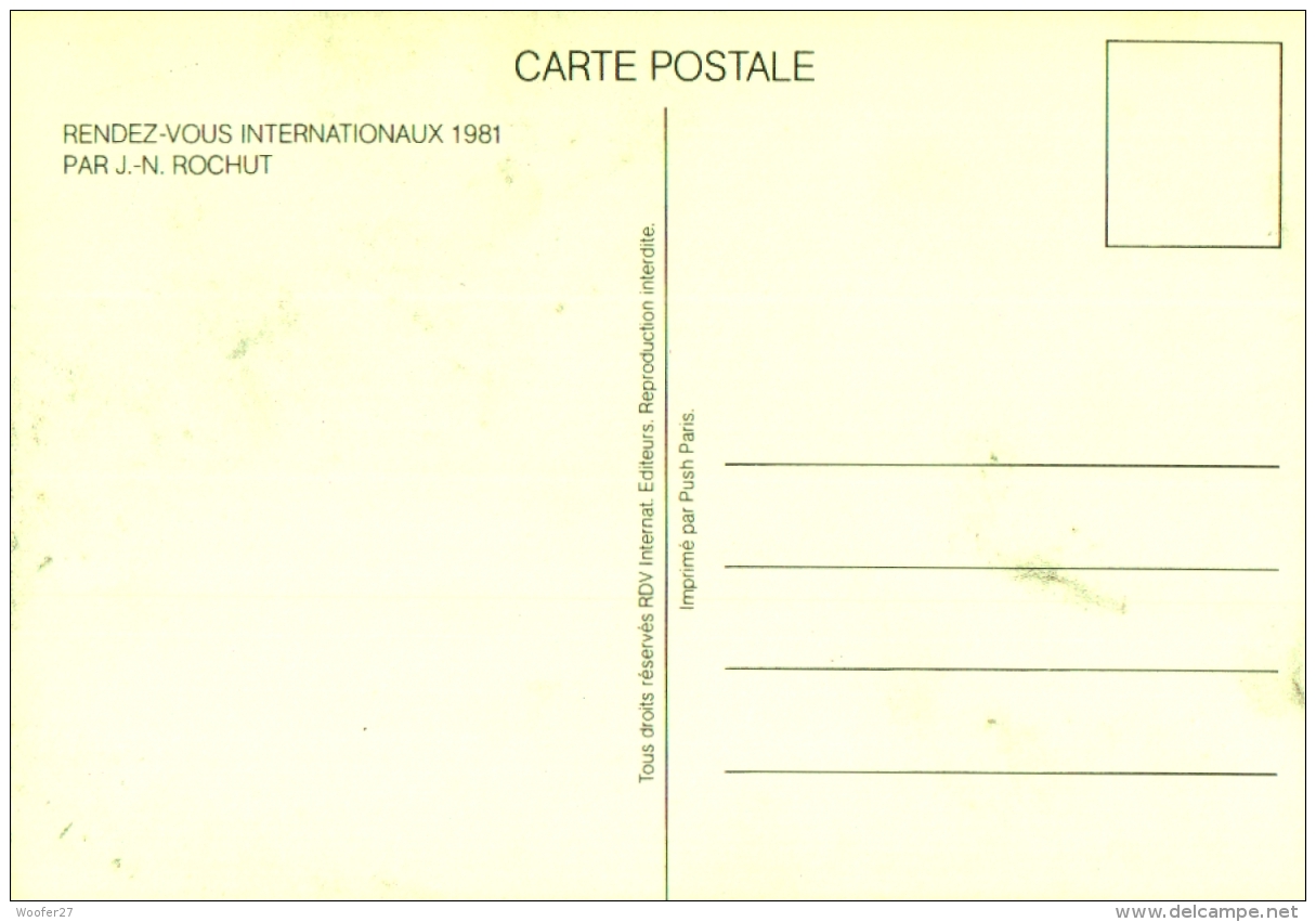 BOURSES CARTES POSTALES  , SALONS COLLECTIONS , CARTOPHILIE  , 1981 , PARIS  , HILTON - Collector Fairs & Bourses