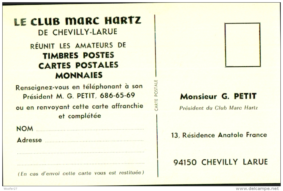 BOURSES CARTES POSTALES  , SALONS COLLECTIONS , CARTOPHILIE  , CHEVILLY LARUE - Bourses & Salons De Collections