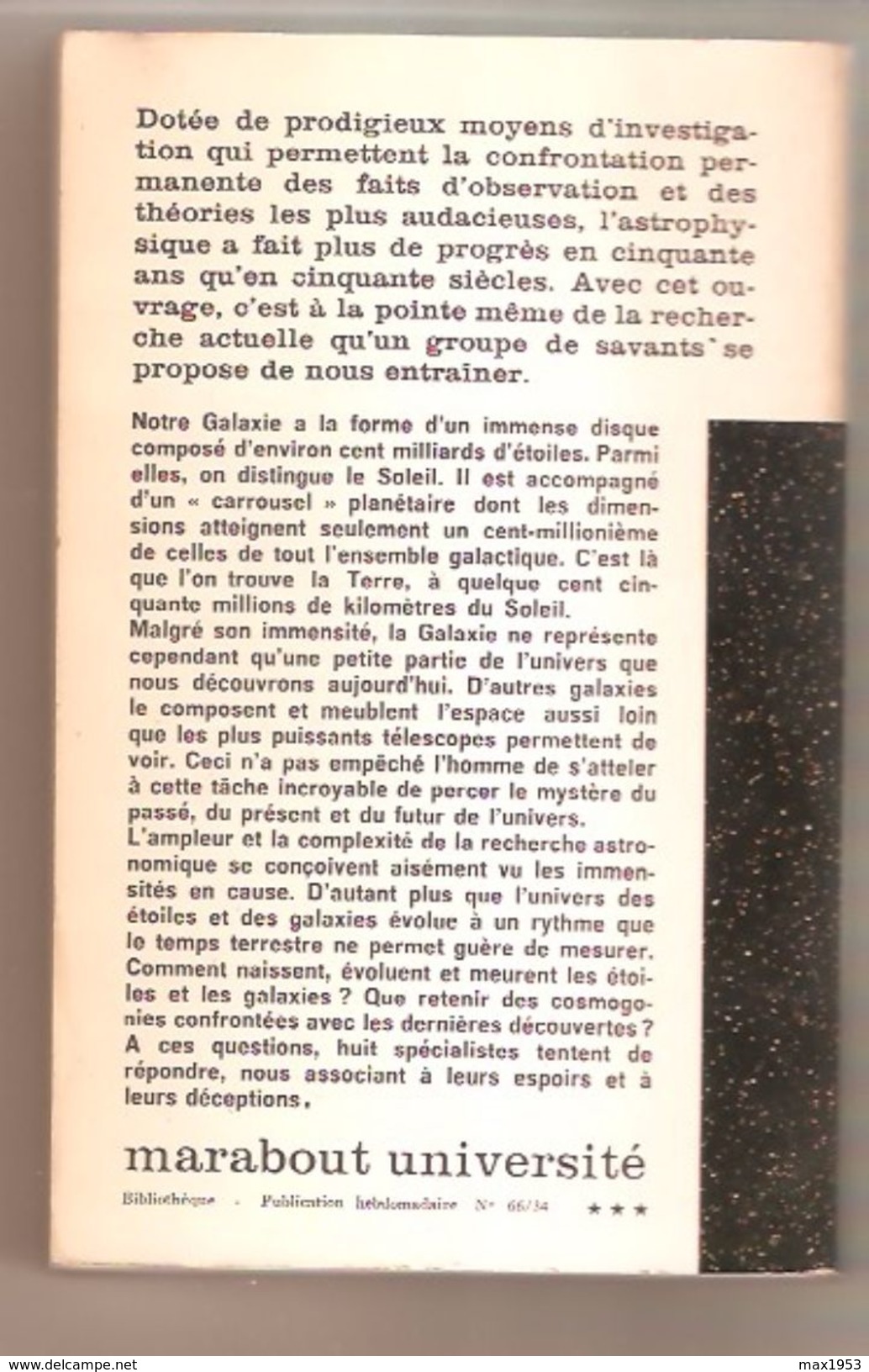 Thornton Page - Etoiles Et Galaxies Leur Naissance, Leur Vie, Leur Mort - Marabout Université MU 110, 1966 - Astronomie