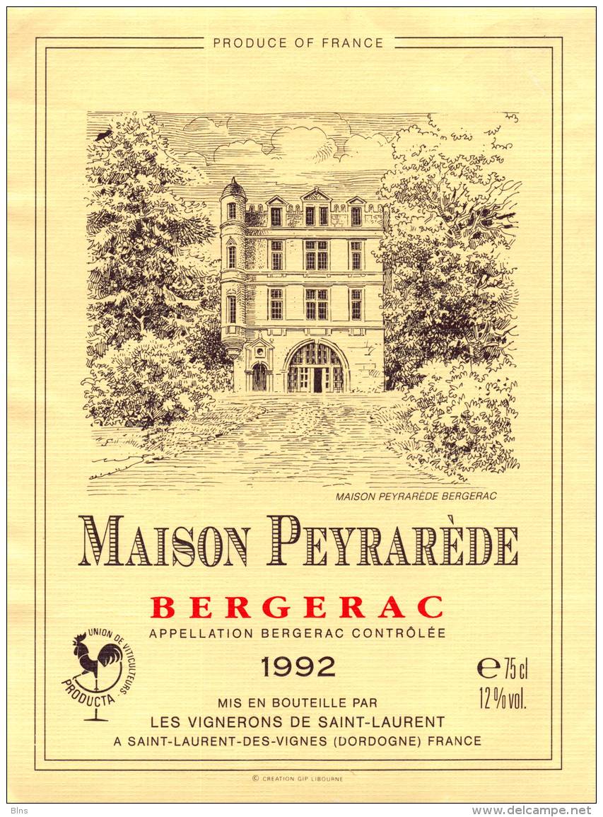 Maison Peyrarède - 1992 - Bergerac - Bergerac