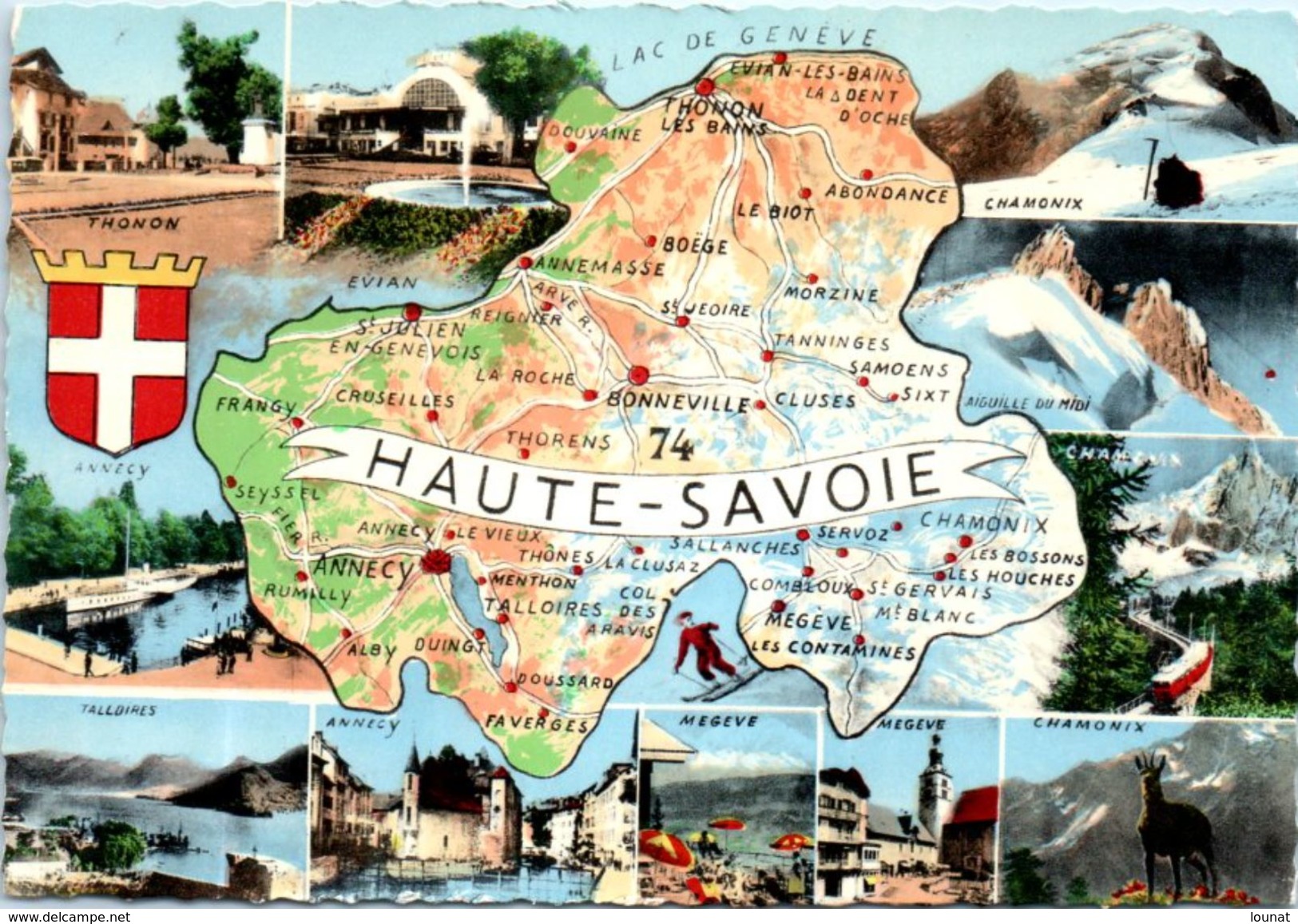 Carte Géographique - Haute Savoie - Cartes Géographiques