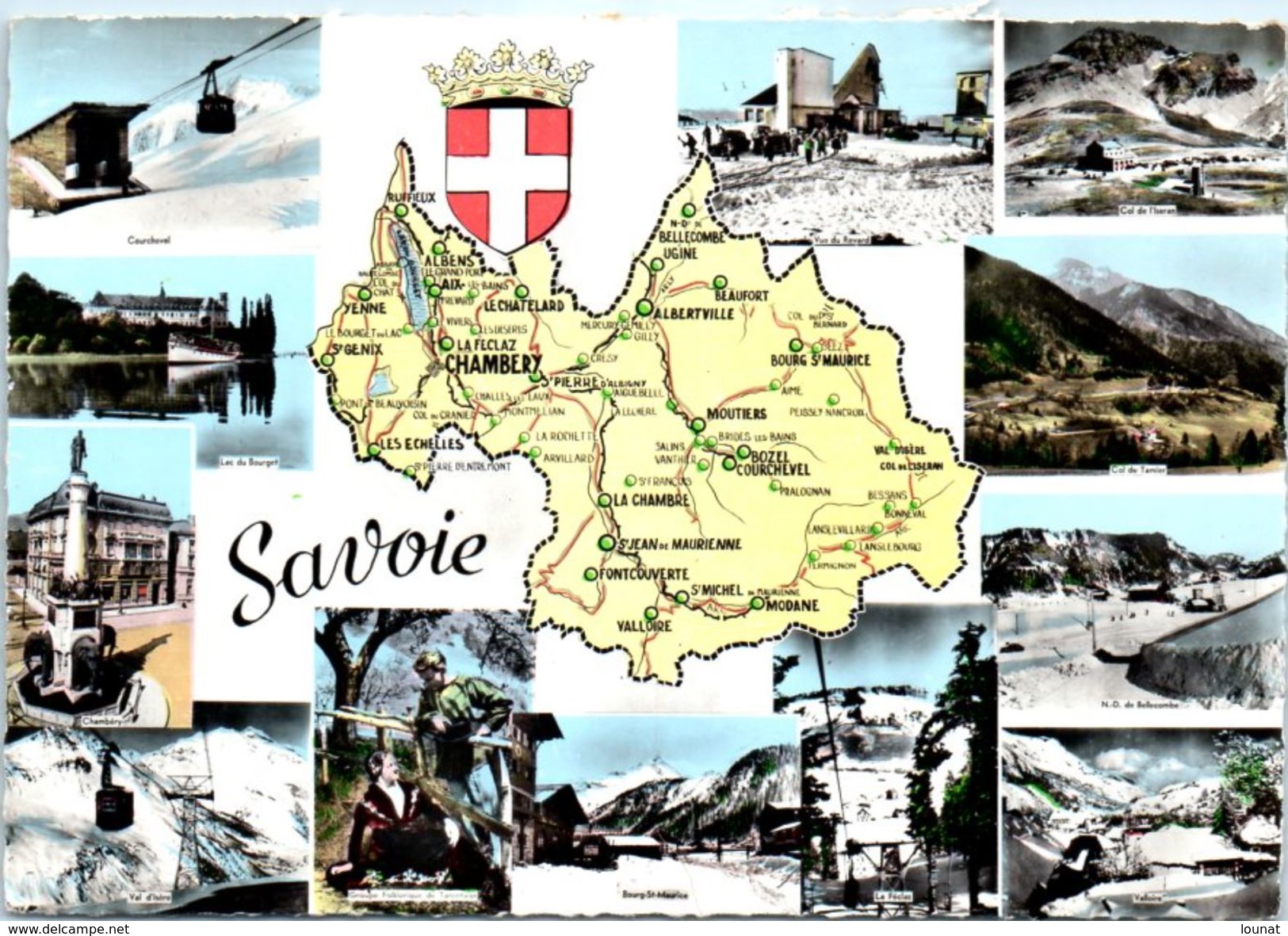 Carte Géographique - Savoie - Maps