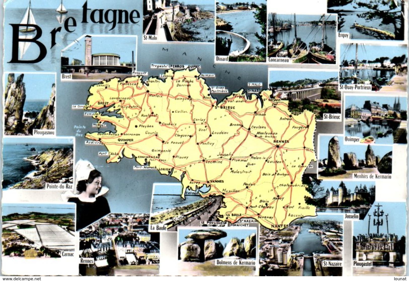 Carte Géographique - Bretagne - Cartes Géographiques