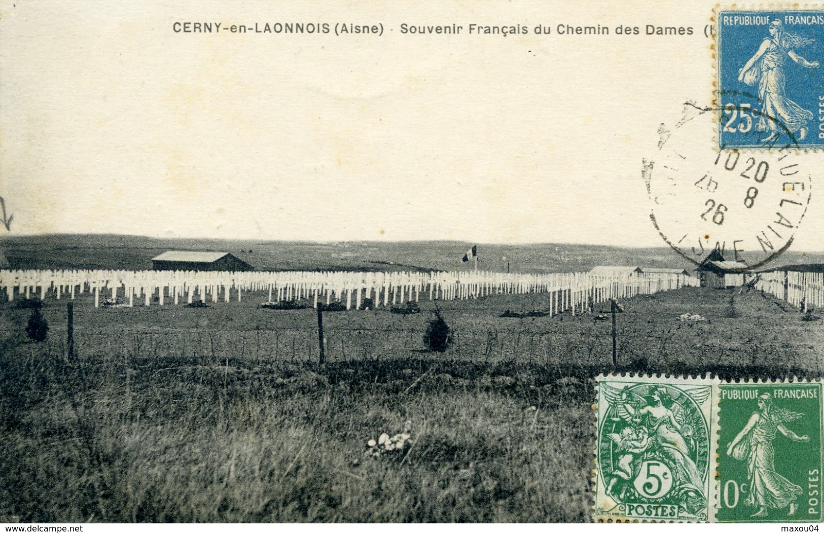 CERNY En LAONNOIS - Souvenir Français Du Chemin Des Dames - Autres & Non Classés