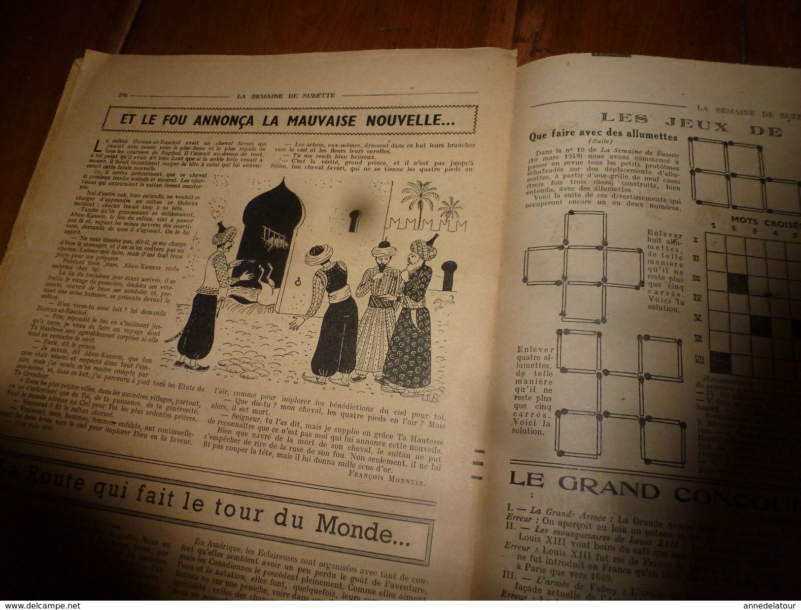 1949 LSDS: L'ACHOURA Du Petit Berger Arabe De La Moulouya ; Etc - La Semaine De Suzette