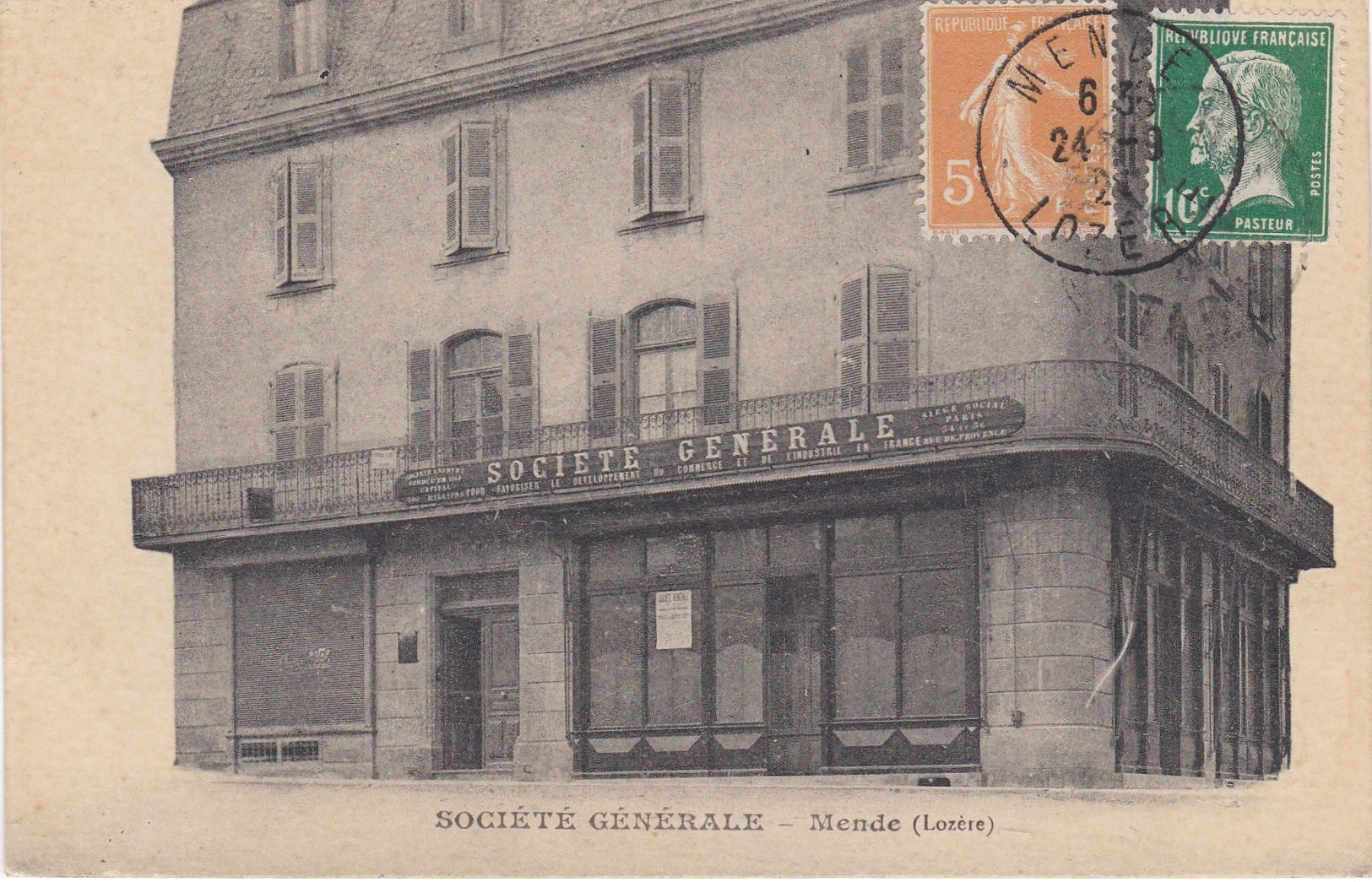 MENDE Banque Socièté Générale - Mende