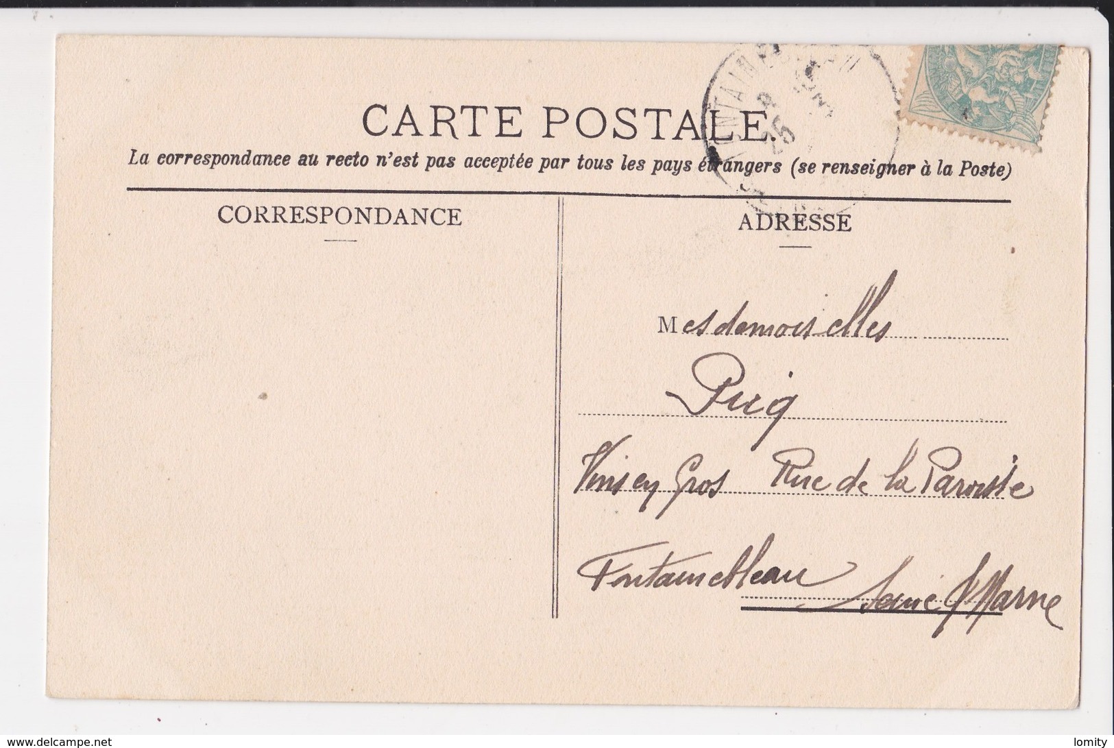 77 Brie Comte Robert Eglise Grande Nef  Cachet 1905 - Brie Comte Robert