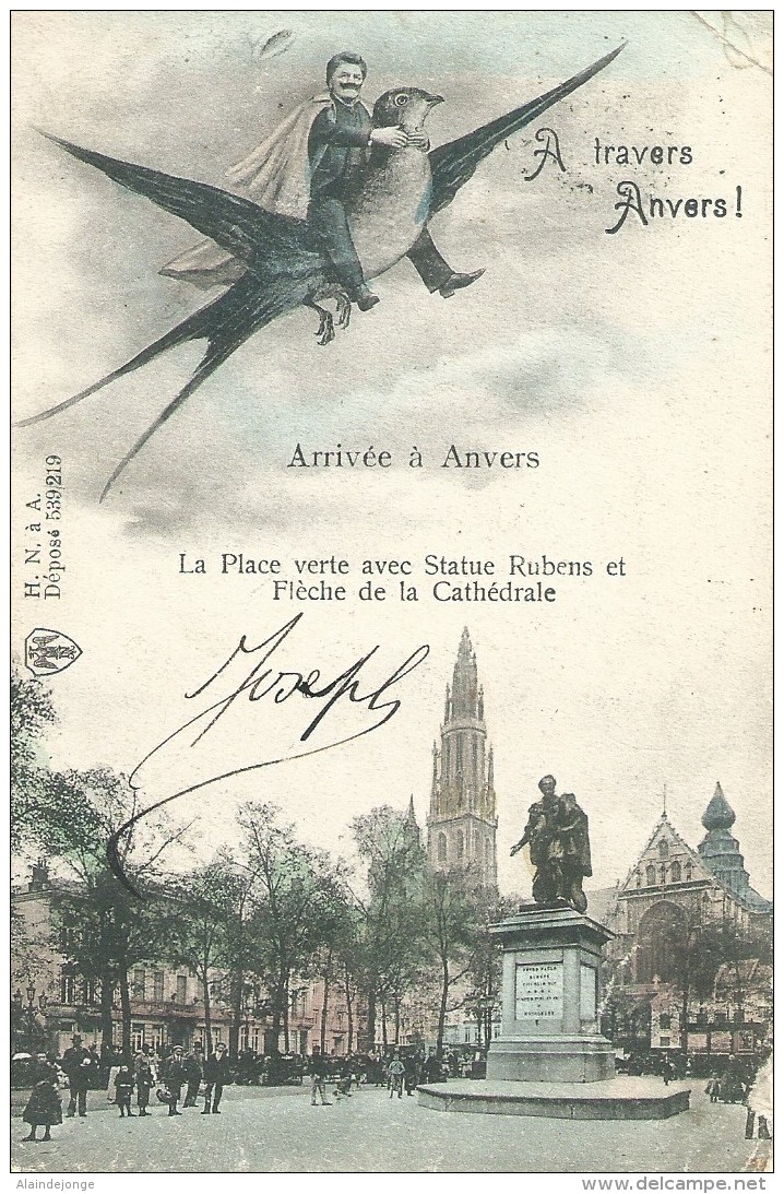 Antwerpen Anvers Atravers Anvers Arrivée à Anvers - 1904 - Antwerpen