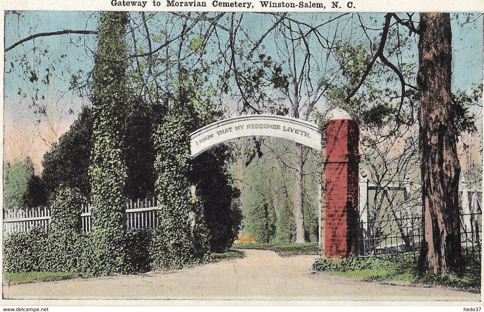 Gateway To Moravian Cemetery, Winston-Salem - Winston Salem