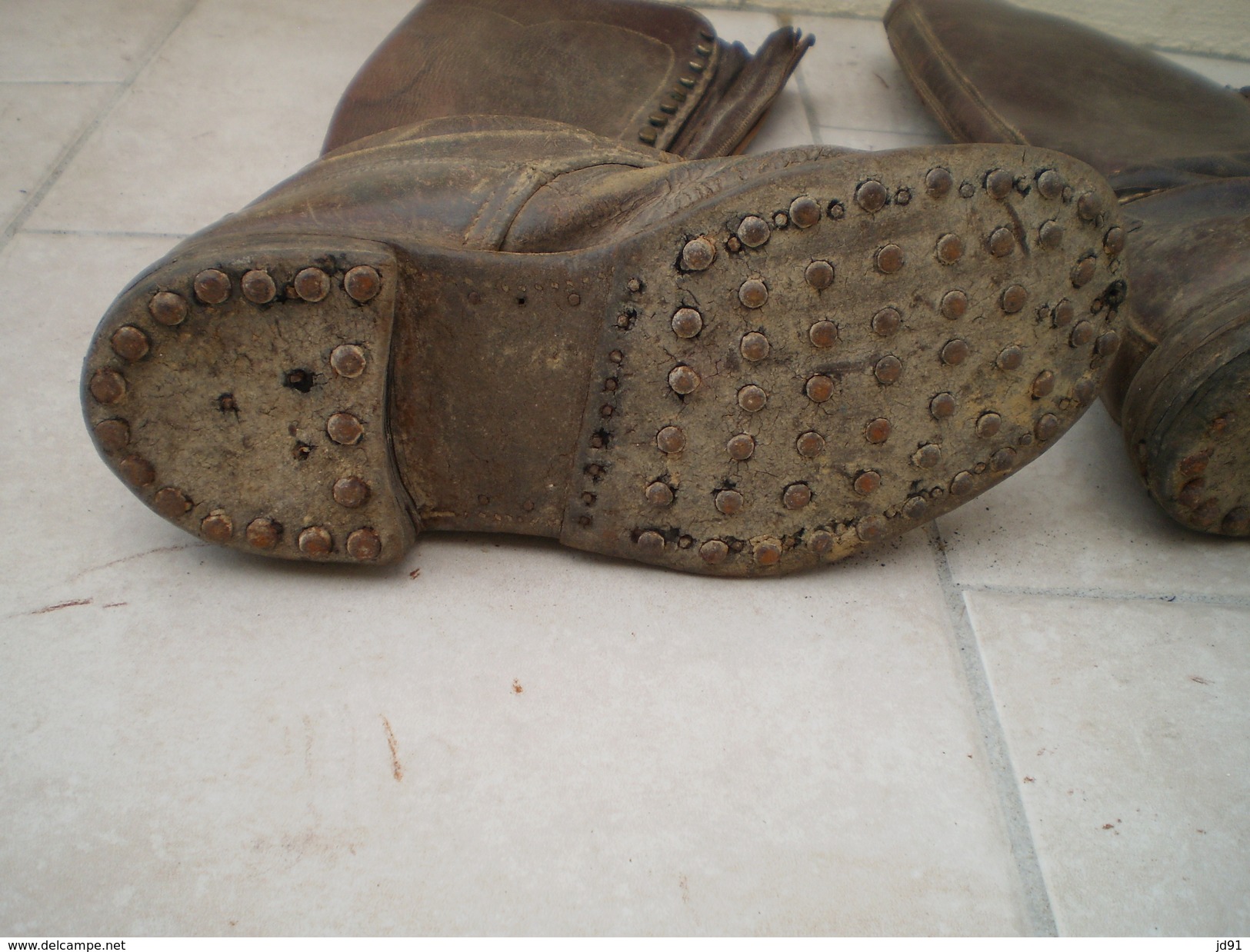 PAIRE DE BOTTES D'OFFICIER