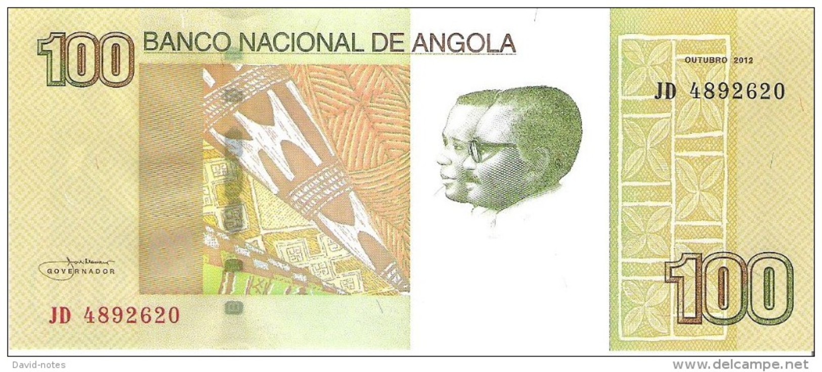 Angola - Pick 153 - 100 Kwanzas 2012 - Unc - Angola