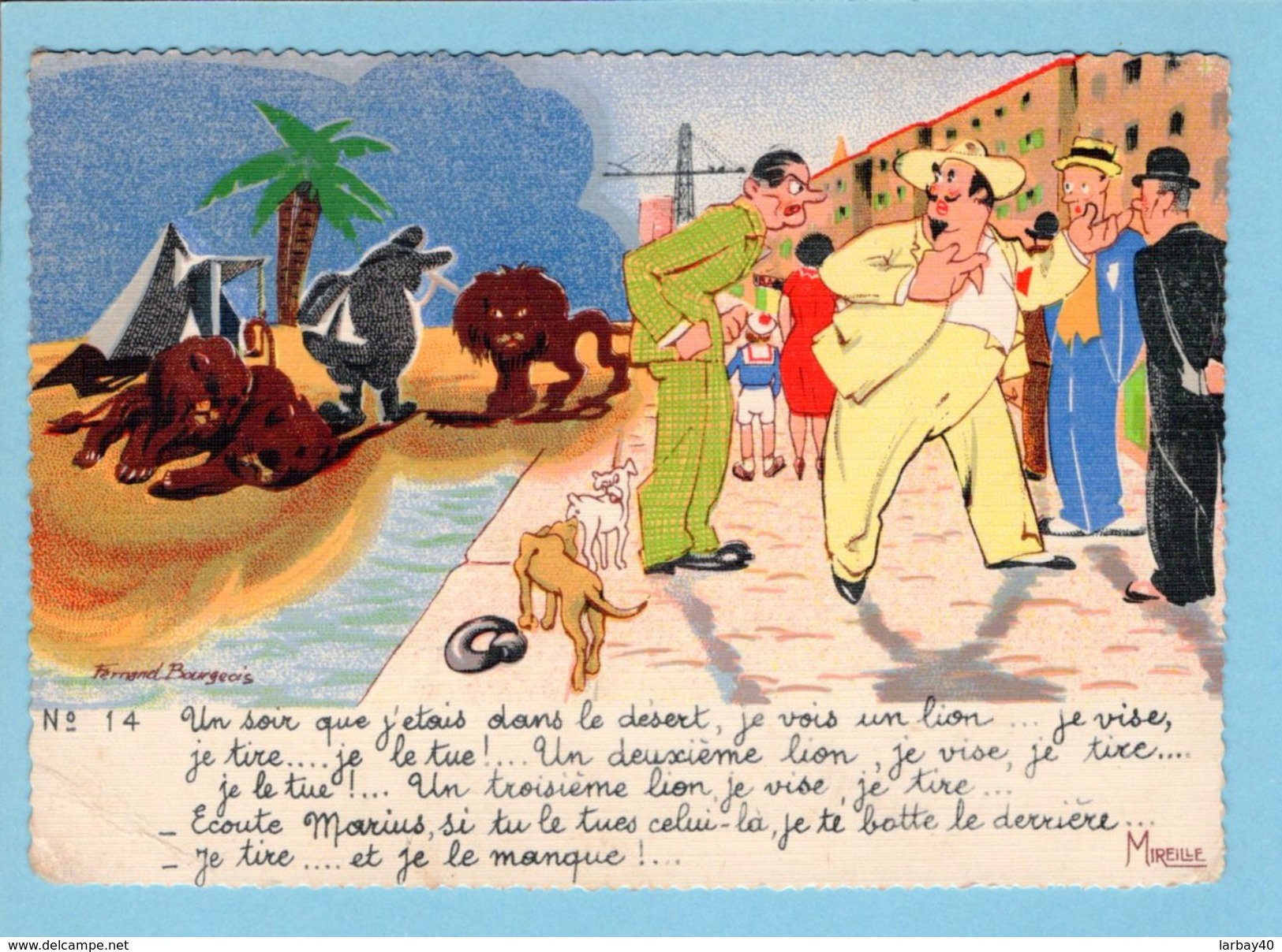 Cp Carte Postale - Illustrateur Bourgeois Marius N° 14 - Bourgeois