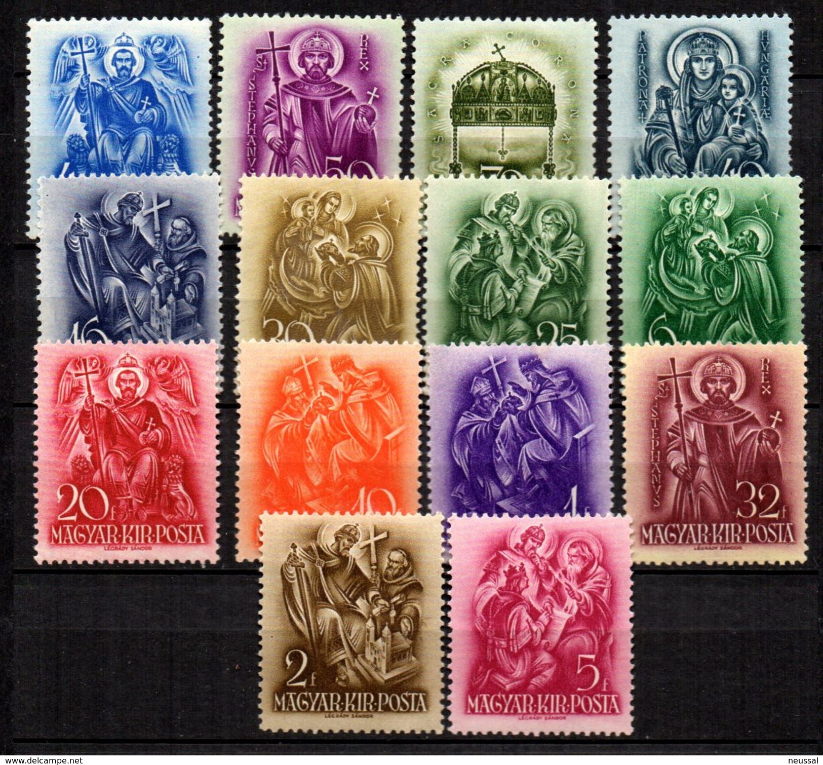 Serie Nº 490/503 Hungria - Unused Stamps