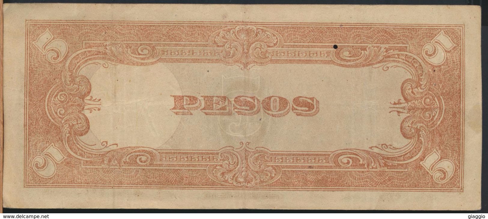 °°° JAPANESE GOVERNMENT 5 PESOS 1943 °°° - Japón