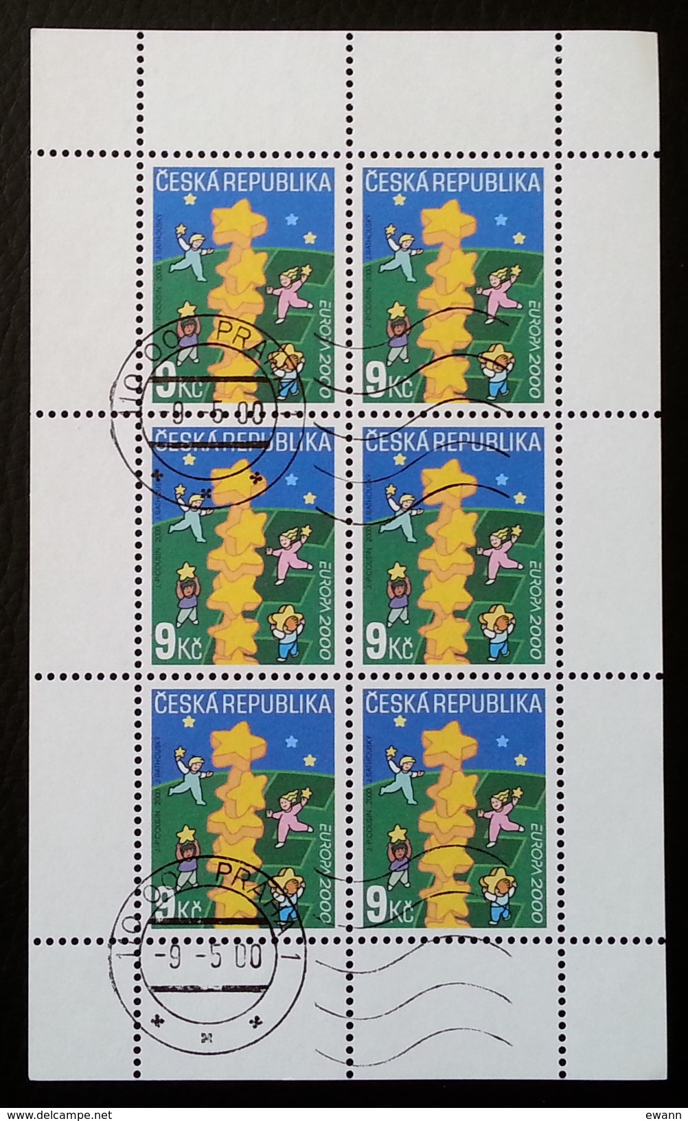 République Tchèque - Feuille YT N°239 - Europa - 2000 - Oblitéré - Used Stamps