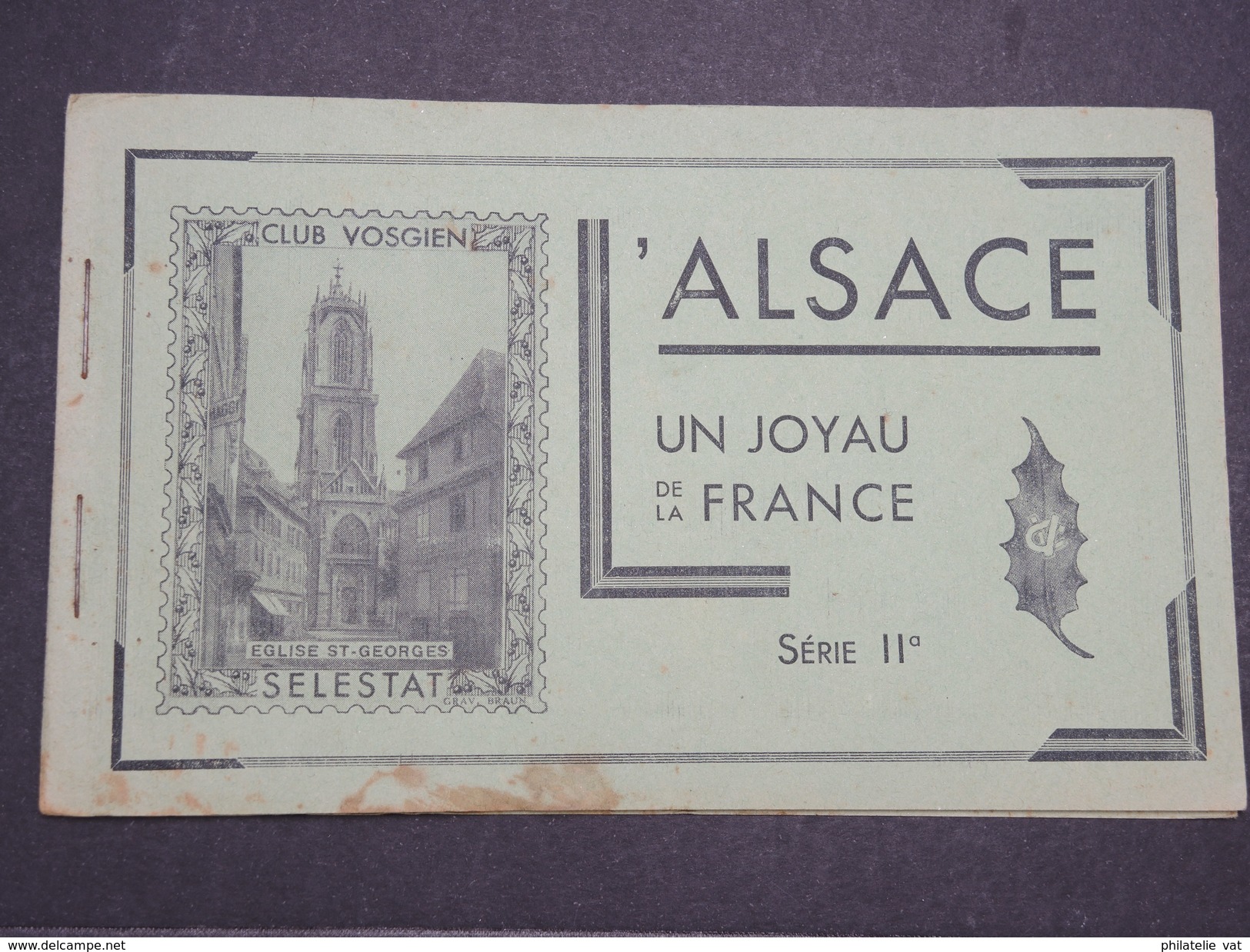 FRANCE - Carnet Un Peu Fatigué ... De Vignettes Sur L'Alsace (édité Par Le Club Vosgien) - Incomplet - Série II - P22103 - Tourism (Labels)