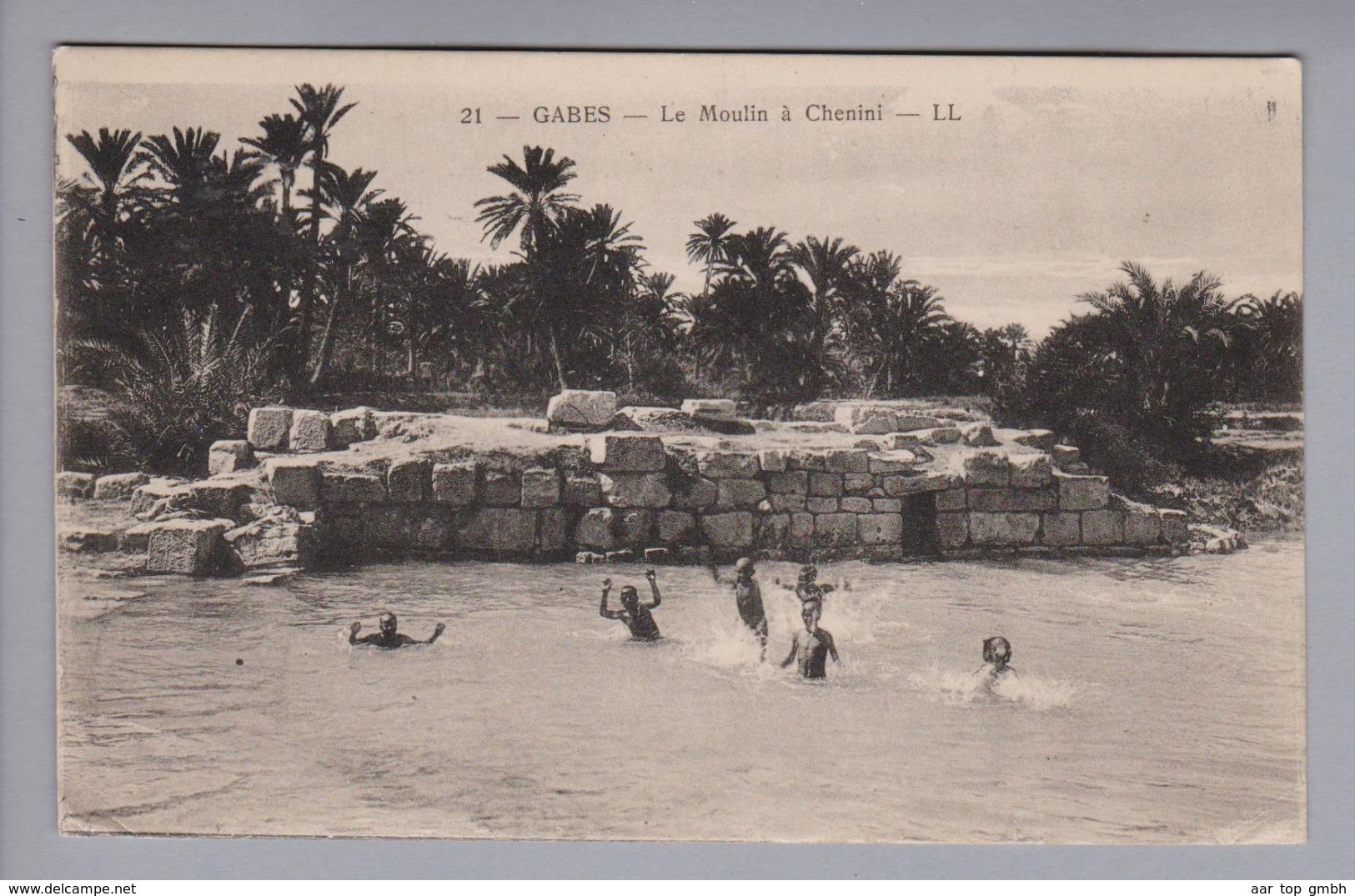 AK Afrika Tunesien Gabes "le Moulin à Chenini" 1928-02-09 Foto - Tunisie