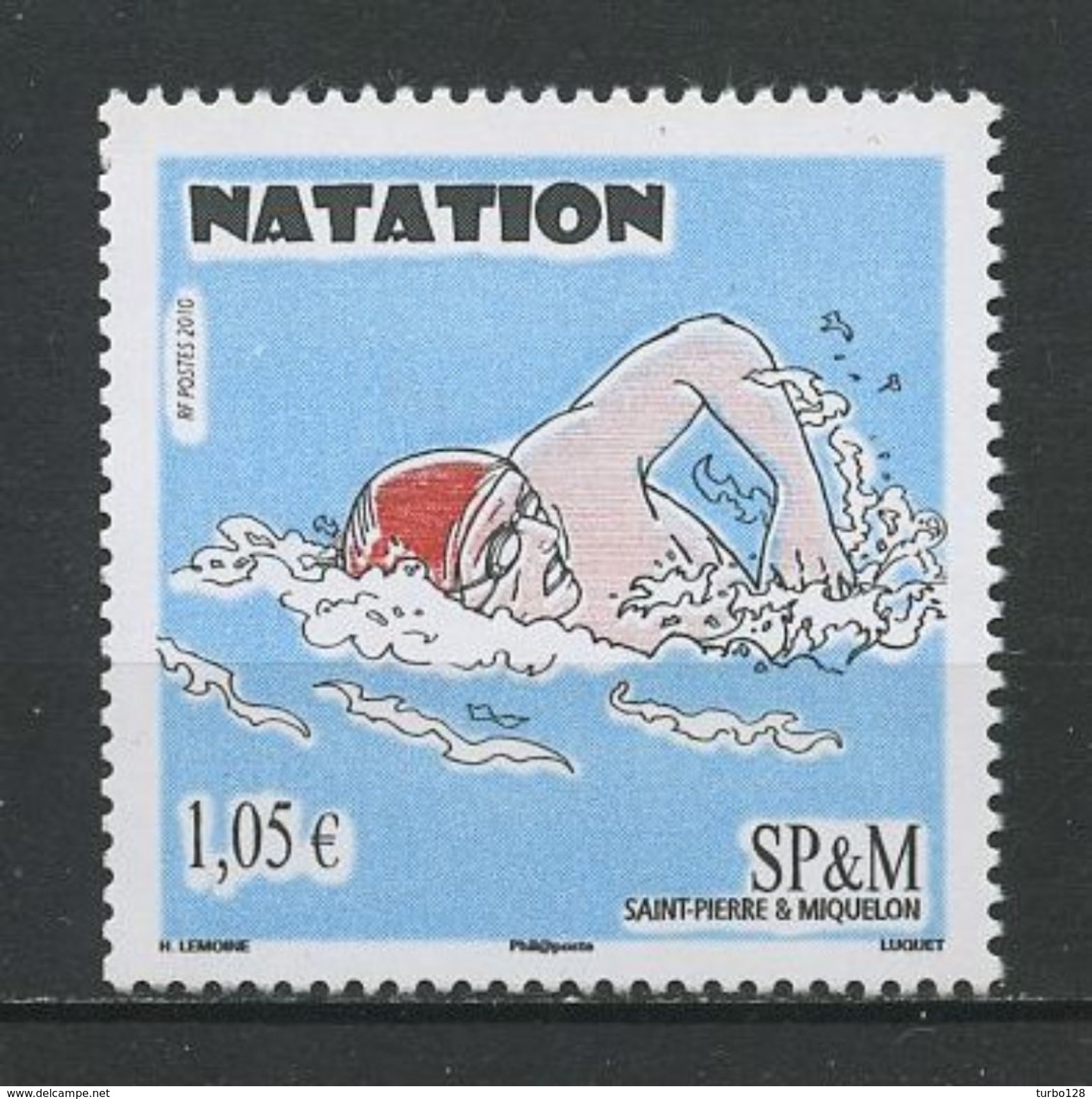 SPM  MIQUELON 2010 N° 982 ** Neuf MNH Superbe Sports La Natation - Neufs