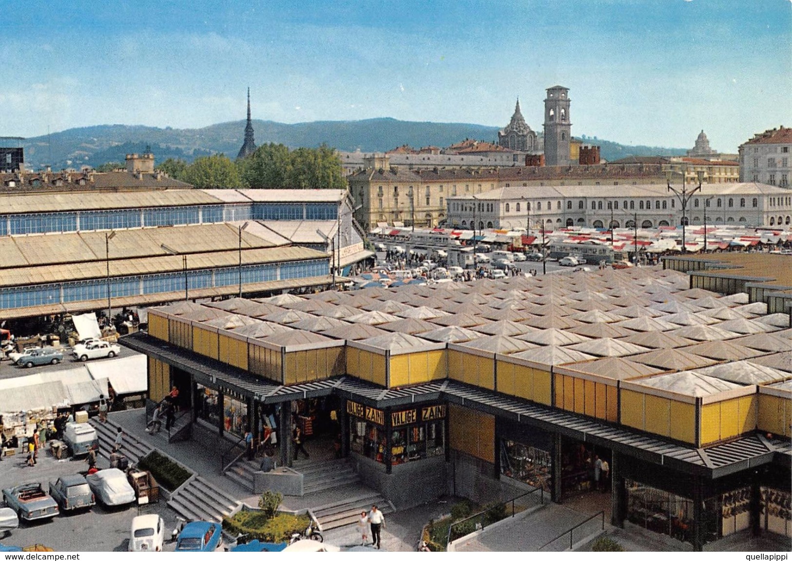 D6982 "TORINO-PIAZZA DELLA REPUBBLICA-IL NUOVO MERCATO COPERTO DI PORTA PALAZZO" ANIMATA, S.A.C.A.T. 383  CART NON SPED - Orte & Plätze