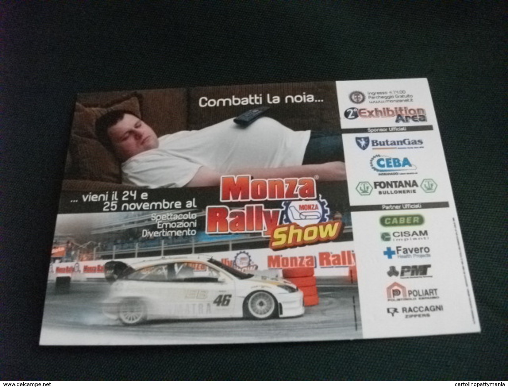 RALLY MONZA  SHOW  AUTODROMO NAZIONALE MONZA CULTURALCARD 3330 - Rallyes