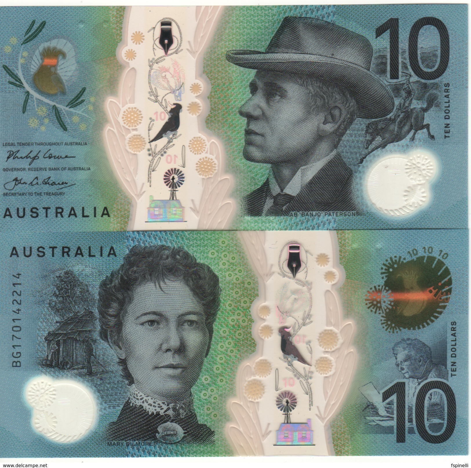 AUSTRALIA   Just Issued  New $ 10   POLIMER  (issued Sept 2017) - 2005-... (polymeerbiljetten)