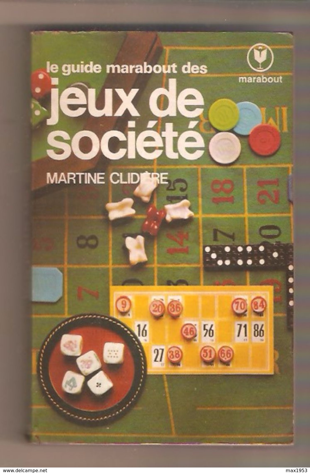 Martine Clidière - Le Guide Marabout Des Jeux De Société- Marabout Service MS 80, 1981 - Jardinage