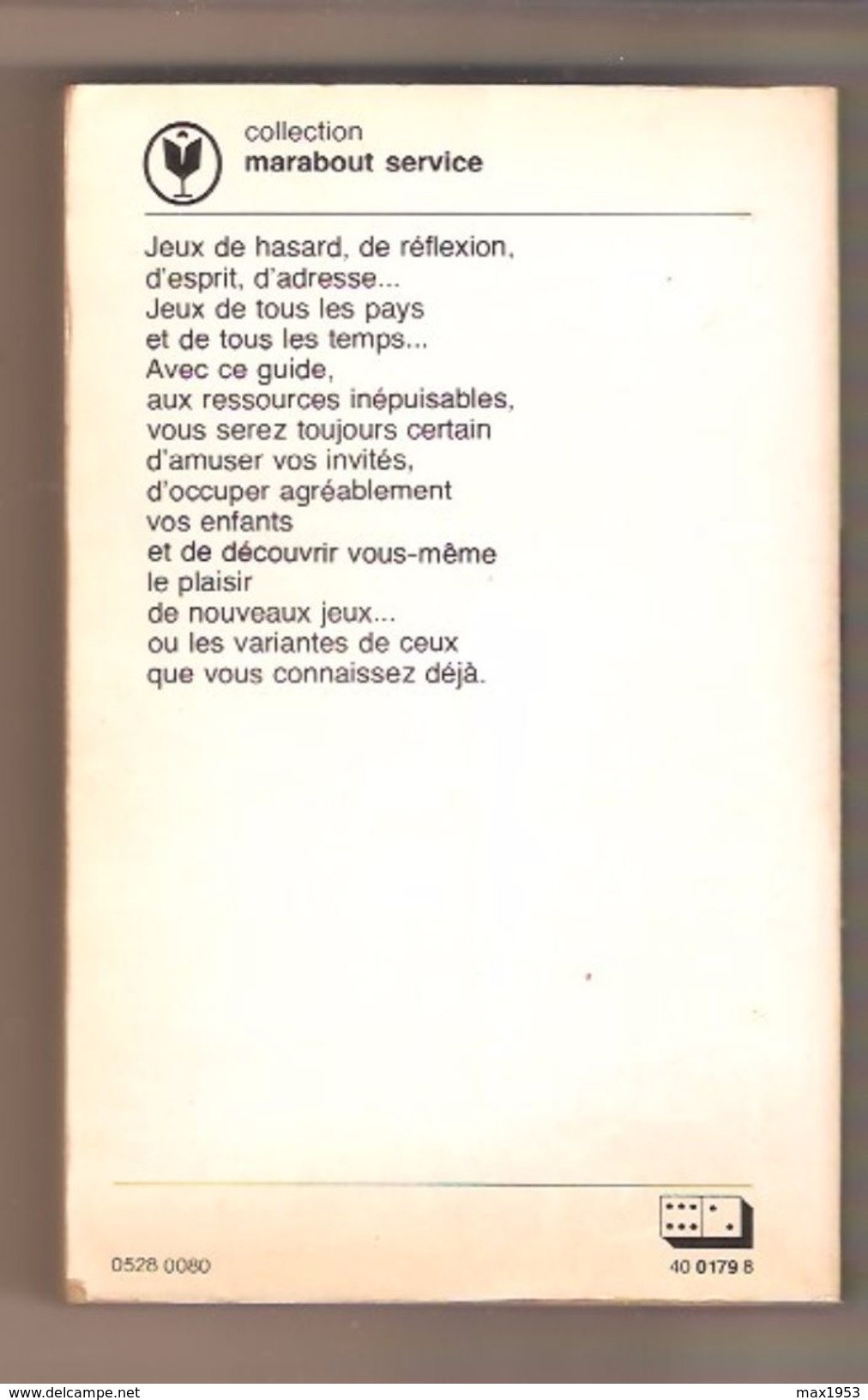 Martine Clidière - Le Guide Marabout Des Jeux De Société- Marabout Service MS 80, 1981 - Jardinage
