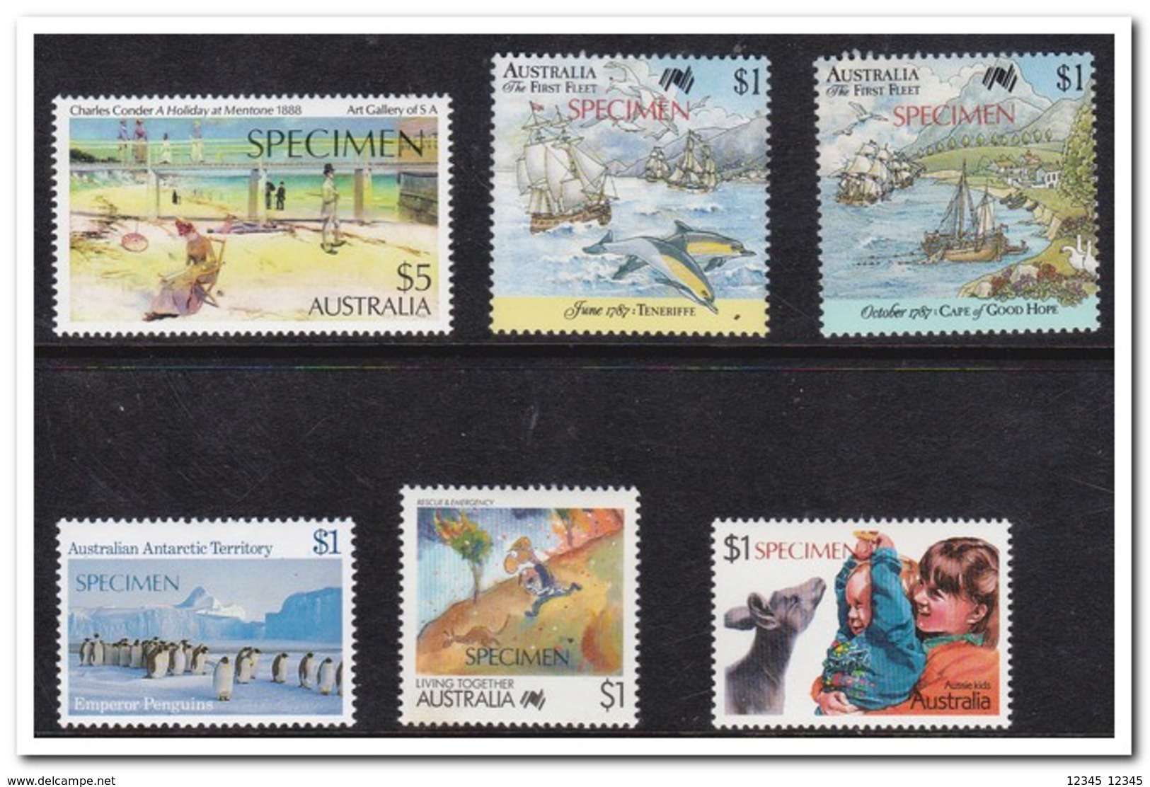 Australië, Postfris MNH, Specimen - Abarten Und Kuriositäten