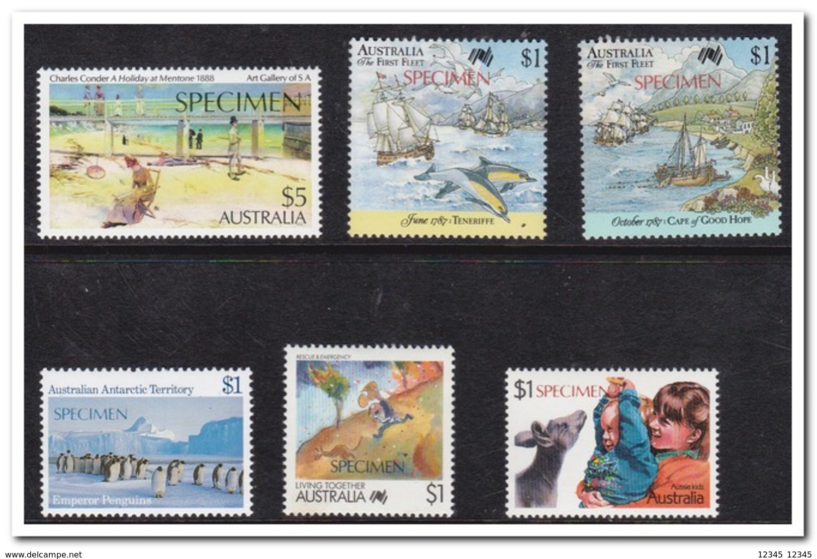 Australië, Postfris MNH, Specimen - Errors, Freaks & Oddities (EFO)