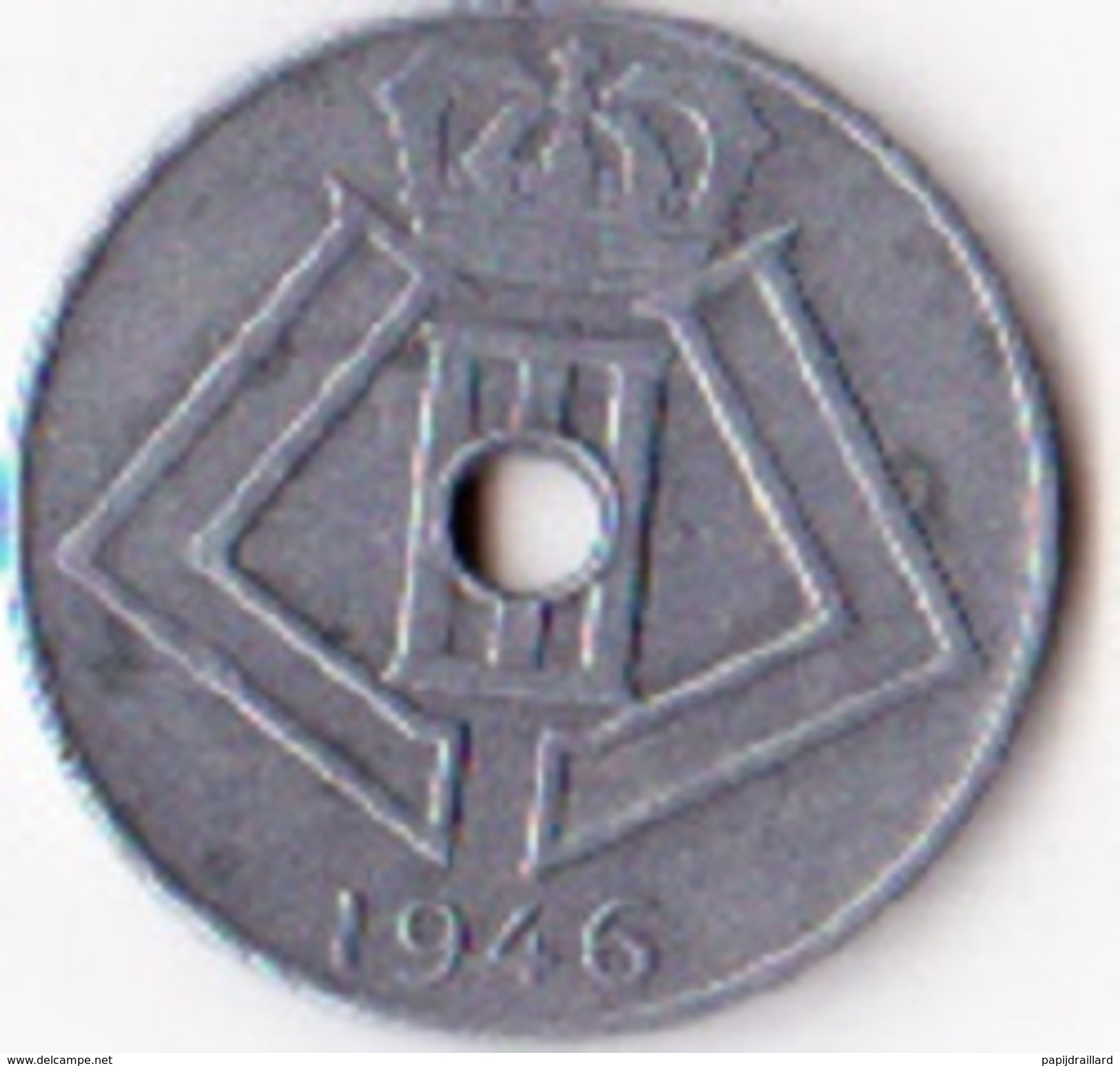 Belgique Pièce De 10 Centimes Léopold 3 Type Jespers Belgie Belgique1946 - 10 Cent