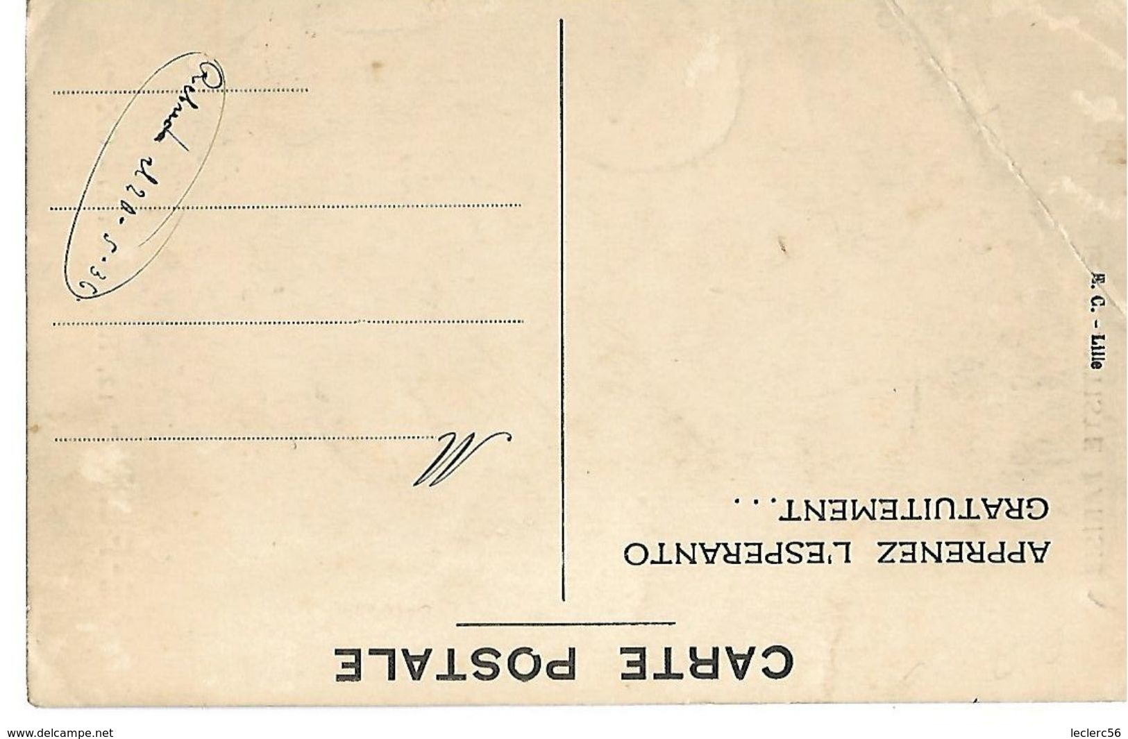 CPA 1936 ESPERANTO DEFILE PARIS - Esperanto