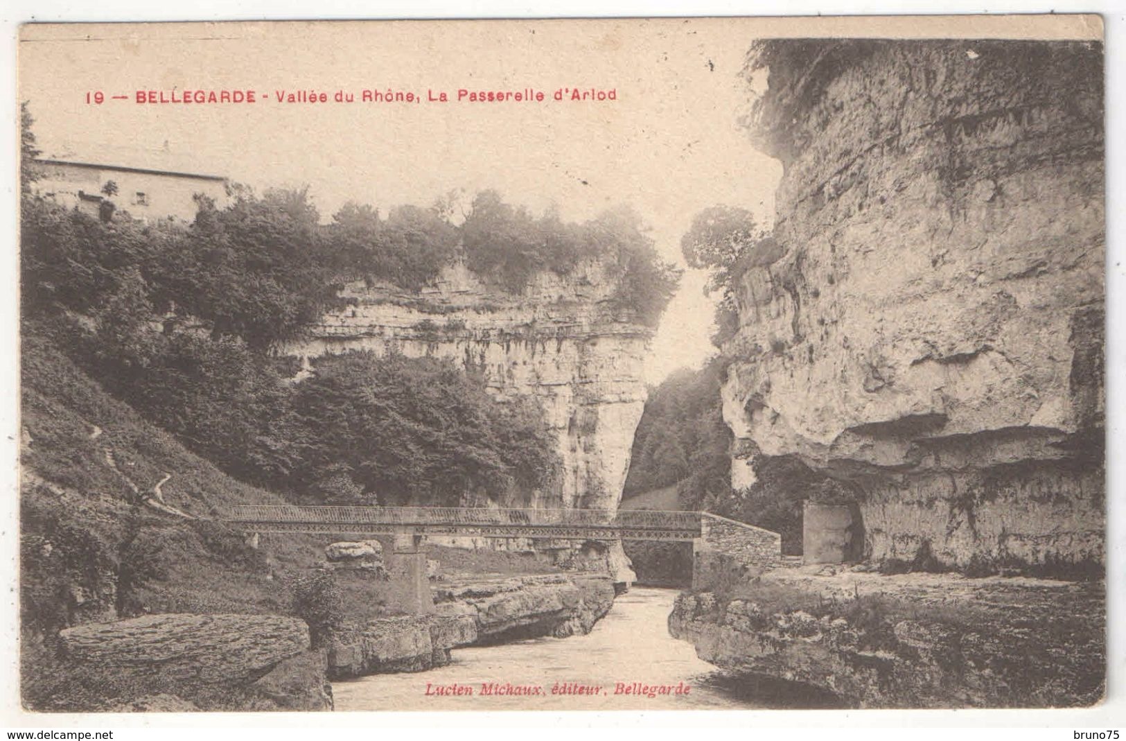 01 - BELLEGARDE - Vallée Du Rhône - La Passerelle D'Arlod - LM 19 - Bellegarde-sur-Valserine